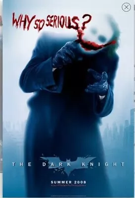 THE DARK KNIGHT JOKER LENTICULAR Poster 3D PLEX 4MM Print Mondo Heath Ledger DC • $375