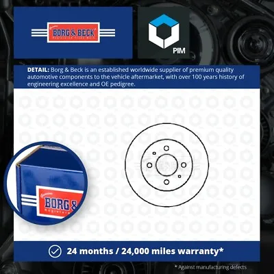 2x Brake Discs Pair Vented Fits PROTON SATRIA GTi 1.8 Front 96 To 00 4G93(DOHC) • $79.05