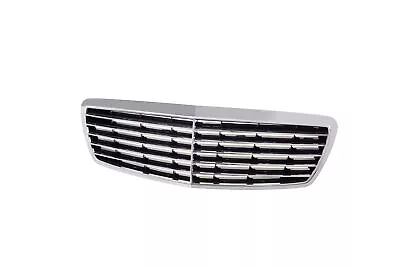 Chrome Front Grille W/ Insert For Benz W211 E Class 03-06 E320 E350 E500 E55 • $58.34