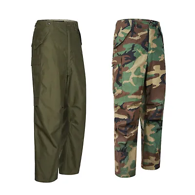 Original US M65 Trouser Army Military Combat BDU Cargo Vintage Pant Olive Camo • $66.23