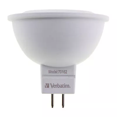 Verbatim 70162 Dimmable Led Mr16 Bulb 12v Gu5.3 420-lumen 35° 6w 3000k • $9.50