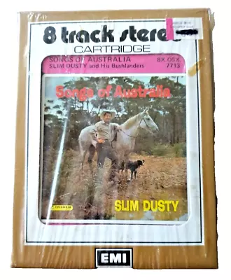 Slim Dusty - 8 Track Stereo Cartridge - Songs Of Australia - NEW SEALED • $27.46