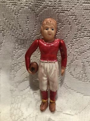 Vintage Celluloid American Footballer With Football 4” Tall • $45