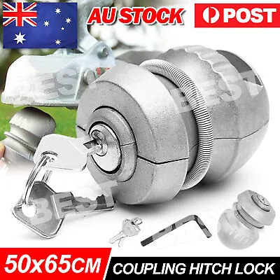 $18.95 • Buy Anti Theft Trailer Coupling Hitch Lock Tow Ball Car Caravan Security Tool Kit AU