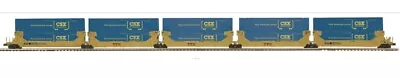 Mth Premier Ttx (csx) 5 Car Twin Stack Set! O Scale Double Husky Intermodal • $599.99