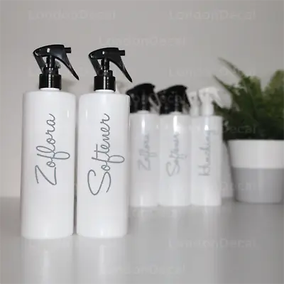 £2.99 • Buy ZOFLORA AND SOFTENER - Mrs Hinch Inspired Spray Bottle Decals (Type 1)