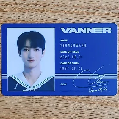 Yeonggwang Official ID Card Vanner 1st Mini Album Veni Vidi Vici Genuine Kpop • $6.99