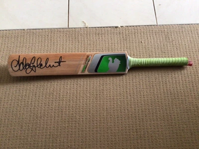 $200 • Buy Adam Gilchrist Signed Full Size Cricket Bat Australian Test Captain T20 ODI