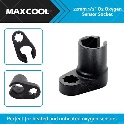 Universal 22mm 1/2  O2 Oxygen Sensor Offset Wrench Flare Nut Socket Removal Tool • $13.27