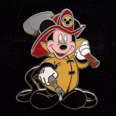Fireman Mickey Fire Chief Firefighter Patriotic Profession Occupation Disney Pin • $18.99