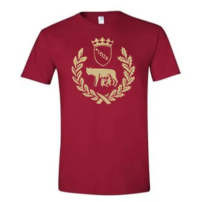 New Roma Rome SPQR Crest Adult SoftStyle Comfy Fitted Roman Empire Tee Shirt • $18.50