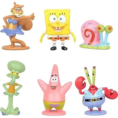 Spongebob Figures Toys Cake Topper Decoration Party Bag Filler Square Pants Kids • $12.62