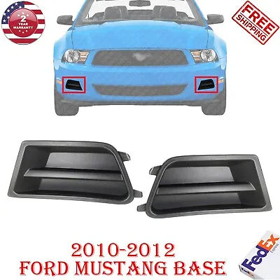 Fog Lights Cover Trims Set For 2010-2012 Ford Mustang Base • $42.52