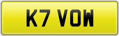 Hide The Age Of A Wedding Stretch Limo Hire Car Number Plate K7 Vow Bridal Wed • £399