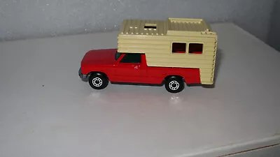 Early Matchbox Superfast 1/75 #38  Camper Pick Up Red 1979 England  Mint No Box • $39.99