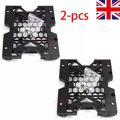 X2 5.25  To 3.5  2.5  SSD Hard Drive Adapter Tray Cooling Fan Mounting Bracket  • £8.98