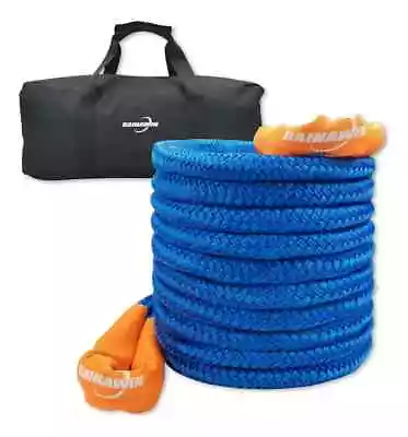 Kinetic Energy Recovery Rope 7/8  X 30' Double Nylon Braided 28600 Lb Tow Rope • $65.95