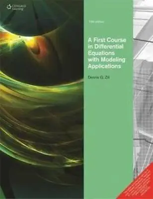 $6.04 • Buy A First Course In Differential Equations With Modeling Applications (Engl - GOOD