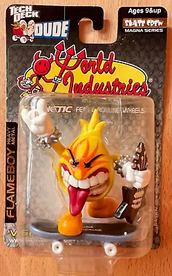 Tech Deck Dude World Industries Flameboy Heavy Metal Skate Crew Magna Series One • $128.99