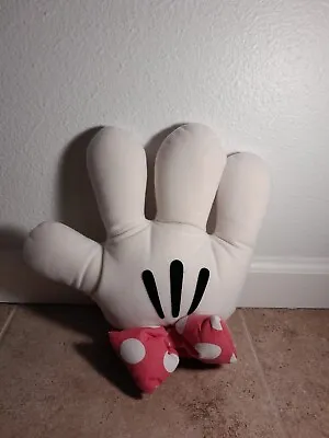 Official Walt Disney World Parks Mickey And Minnie Mouse Plush Glove Hand 1 Only • $14.99