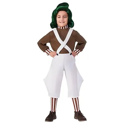 Oompa Loompa Child Costume Willy Wonka Chocolate Factory Book Week Jumpsuit • $44.95