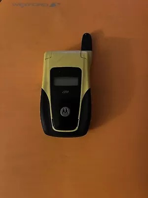 Motorola I560 Yellow Flip Phone Chirp Feature • $150