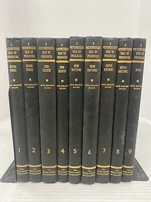 A Picturesque Tale Of Progress 1 - 9 Volume Book Set 1947 Complete Set Rare! • $74.99