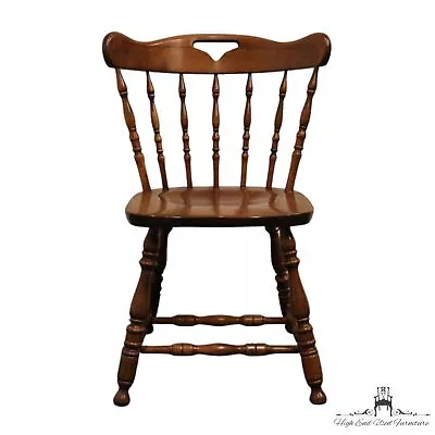 S BENT BROS Solid Hard Rock Maple Colonial Pub Style Dining Side Chair 481 440 • $389.99