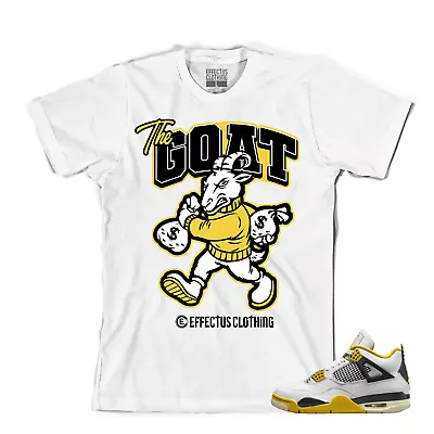 Tee To Match Air Jordan Retro 4 Vivid Sulfur. GOAT Tee • $24.38