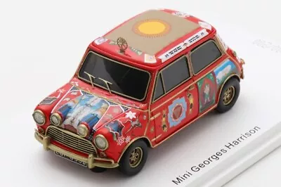 Mini Cooper Psychedelic George Harrison 1/43 Miniature Car Toy Model Spark Romu • $156