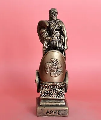 Ares God Of War Small Sculpture - Greek God Of Olympus - Spirit Of Battle • $59