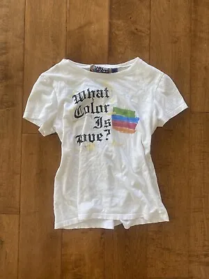 RARE Vtg Y2k LAMB Collection By Gwen Stefani 2005 Tee 'What Color Is Love' • $44