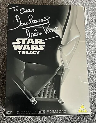 £5 • Buy Star Wars Trilogy Special Edition DVD Boxset Signed By Dave Prowse (Darth Vader)