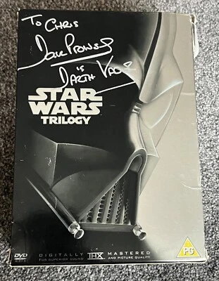 £5 • Buy Star Wars Trilogy Special Edition DVD Boxset Signed By Dave Prowse (Darth Vader)