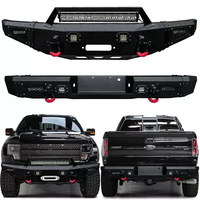 Vijay For 2009-2014 Ford F150 Raptor Front Or Rear Bumper With LED Lights • $499.98