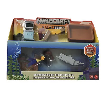 MINECRAFT CREATOR SERIES ~ Seafaring Friends ~ Collectible Building Toy • $13.95