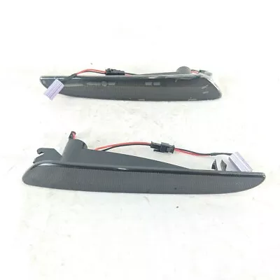 Fits Mercedes Benz W211 E350 LED Smoke Lens White Front Side Marker Light Pair • $23.11