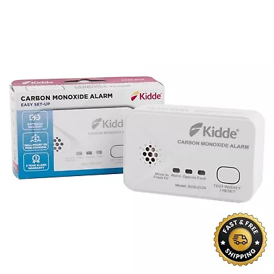 Kidde Carbon Monoxide Alarm 2030-DCR CO Detector With Batteries 10 Year Life • £15.45