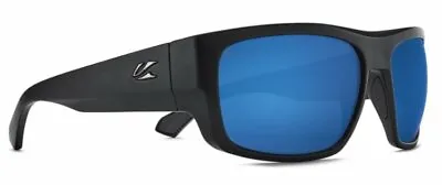 New Kaenon Polarized Sunglasses Burnet FC Black With ULTRA Pacific Blue Lens • $159