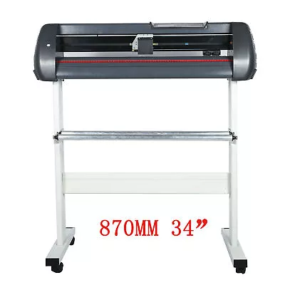 34 Inch Plotter Machine Sign Machine 870mm Paper Feed Vinyl Cutter Plotter • $286.84