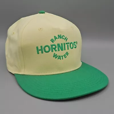 Hornitos Ranch Water Snapback Hat Cream Green Bill Cocktail High Crown Cap Mexic • $18.88