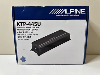 Alpine KTP-445U 4 Channel 45W Power Pack Car Amplifier • $139.99