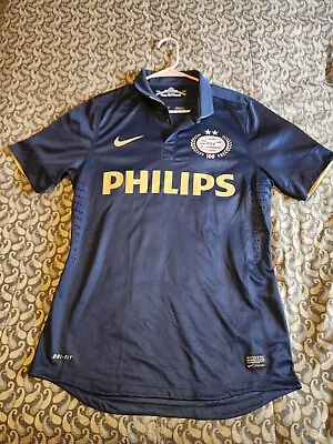 PSV Eindhoven 2013/2014 100 Years Match Worn Player Issue Soccer Jersey Size L • $149.99