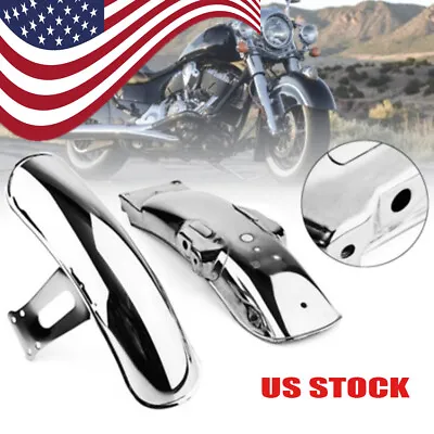 $71.19 • Buy Motorcycle Motorbike Retro Rear&Front Fender Mud Guard Metal Cover Fit For CG125