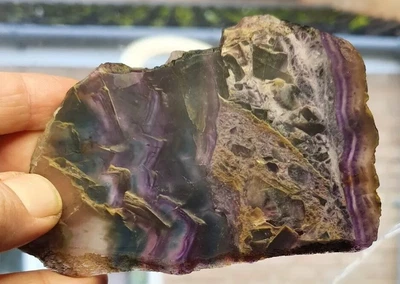 £18 • Buy Rainbow Fluorite Slab Crystal Healing Minerals Chakra Meditation