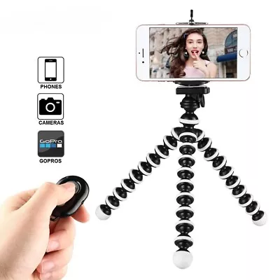 Mini Octopus Tripod Stand Mobile Phone Holder Mount Camera Gorilla Pod Up • £5.49