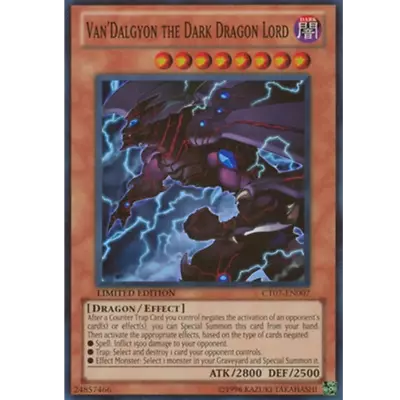 Van'Dalgyon The Dark Dragon Lord - CT07-EN007 - Super Rare - Limited Edition • $1.49