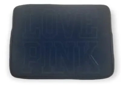 Victoria's Secret PINK LOVE  Padded Laptop Case Bag Sleeve BLack FITS 17” NWT • $17.49