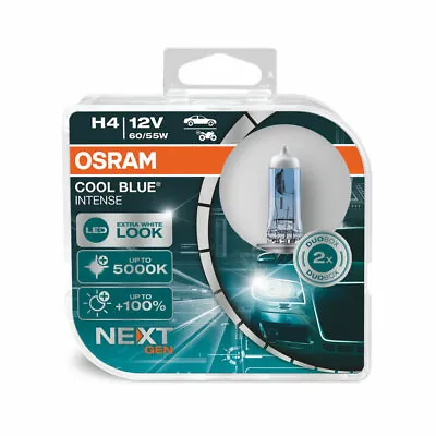 2x H4 Osram Cool Blue Intense Next Generation Lamps Bulbs Headlight • $25.64