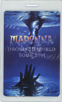 Madonna 2001 Drowned World Tour Laminated Backstage Pass • $39.99